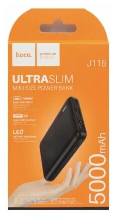 Внешний аккумулятор Power Bank HOCO J115 (5000 mAh)