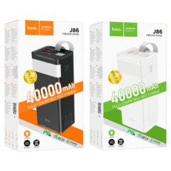 Внешний аккумулятор Power Bank HOCO J86 Premium 22.5W (40000mAh) чёрный