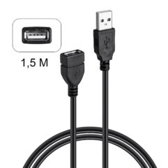 Кабель USB 2.0 1.5m удлинитель