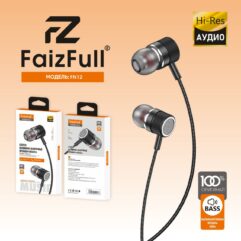 Проводные наушники FaizFull FN12 3,5mm aux