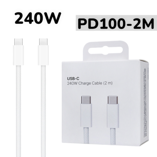 Кабель PD100 240W Type-C - Type-C (copy) 2 метра