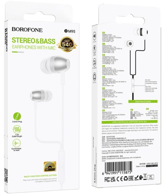 наушники Borofone BM95