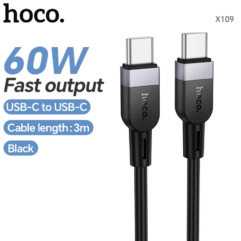 HOCO кабель X109 type-c / type-c 3 метра