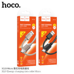 HOCO кабель X119 micro, нейлоновая оплётка