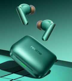 Наушники беспроводные Realme (Оригинал) Buds Air 7 Pro зеленый (RMA2407)
