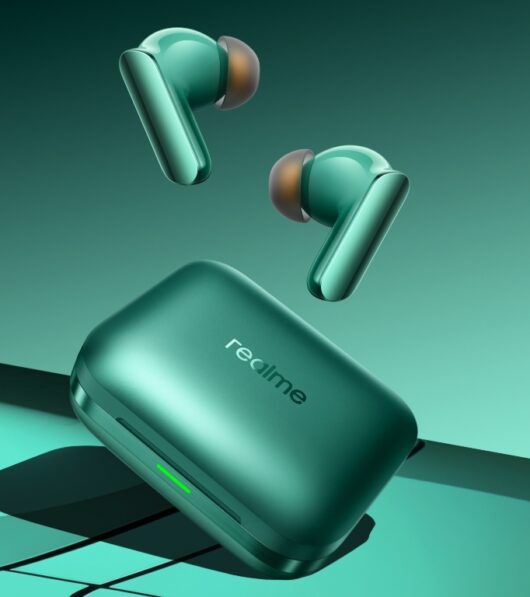 Наушники беспроводные Realme (Оригинал) Buds Air 7 Pro зеленый (RMA2407)