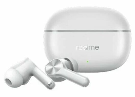 Наушники беспроводные Realme (Оригинал) T200 Lite (RMA2415-A) серебро